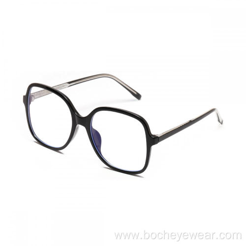 Custom Logo Eyewear Square Anti Blue Light Blocking Glasses